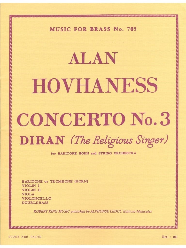 Alan Hovhaness: Concerto No.3